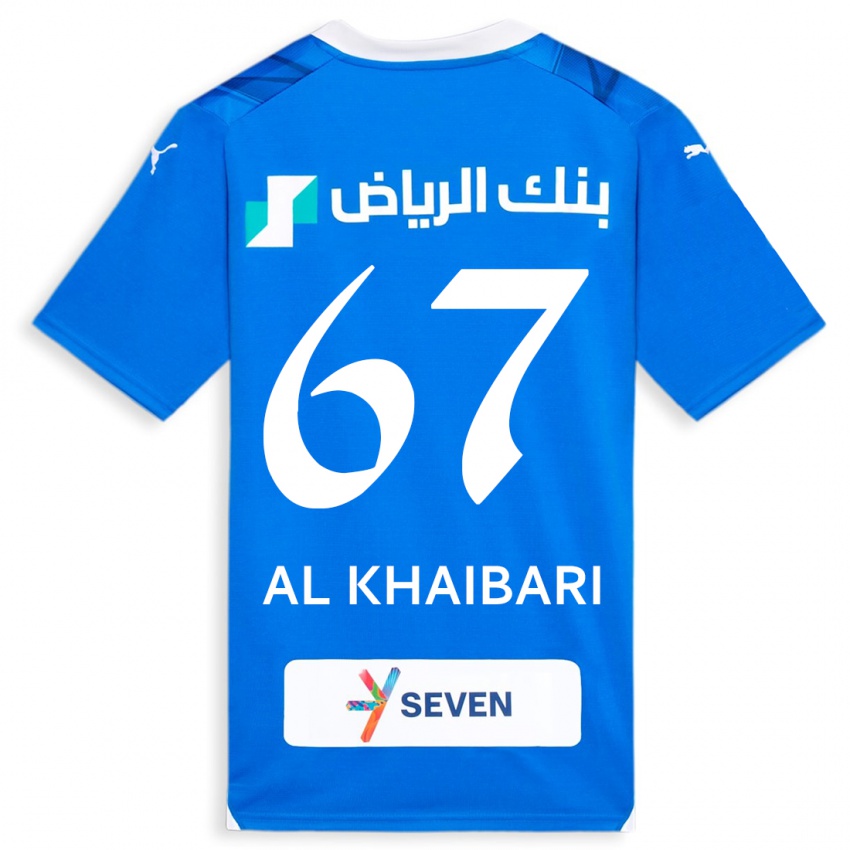 Hombre Camiseta Mohammed Al-Khaibari #67 Azul 1ª Equipación 2023/24 La Camisa México