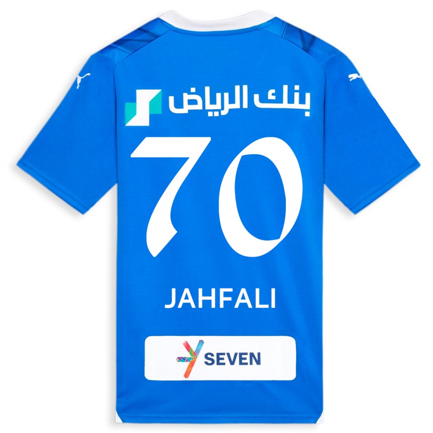 Hombre Camiseta Mohammed Jahfali #70 Azul 1ª Equipación 2023/24 La Camisa México