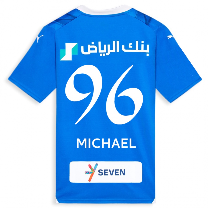Hombre Camiseta Michael #96 Azul 1ª Equipación 2023/24 La Camisa México