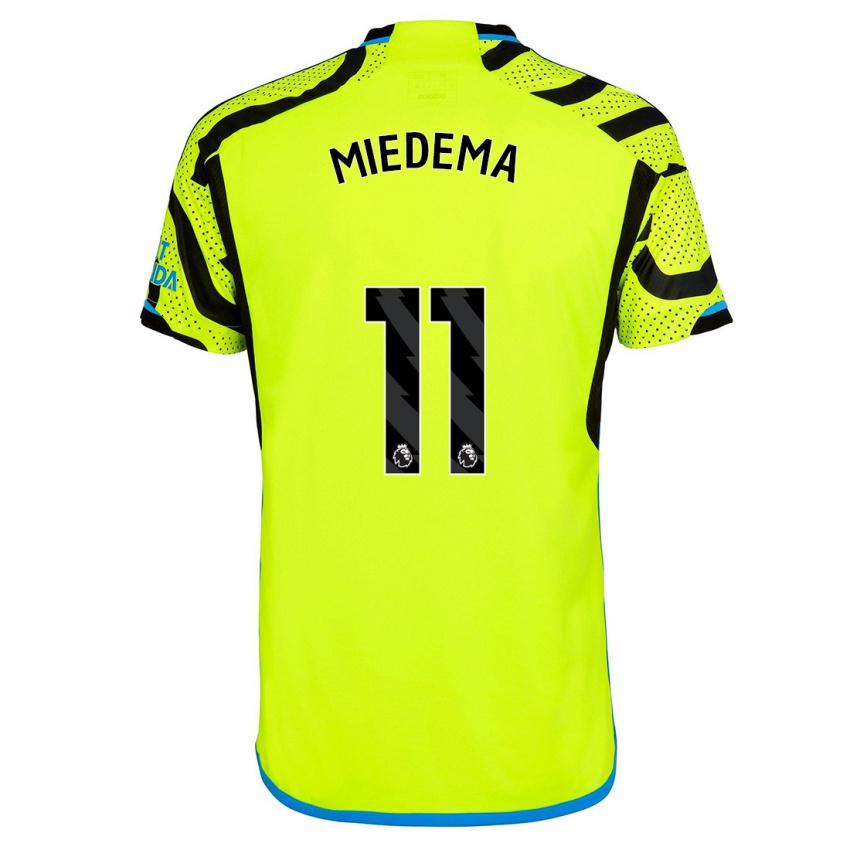 Hombre Camiseta Vivianne Miedema #11 Amarillo 2ª Equipación 2023/24 La Camisa México