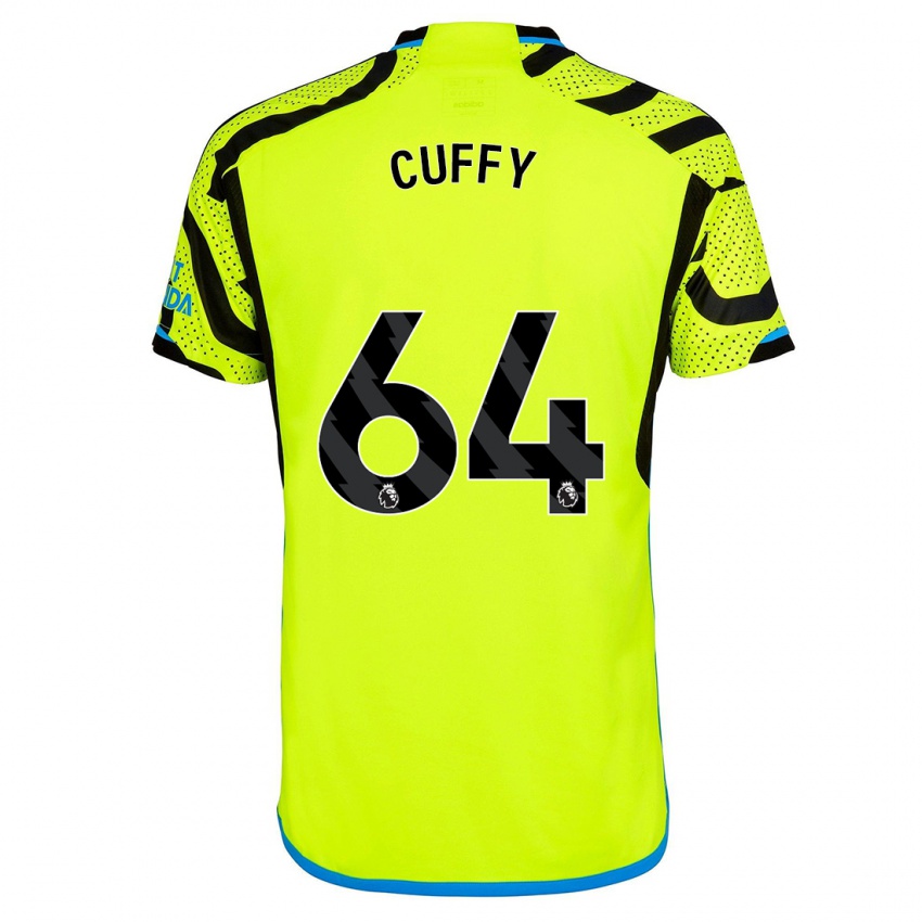 Hombre Camiseta Brooke Norton Cuffy #64 Amarillo 2ª Equipación 2023/24 La Camisa México