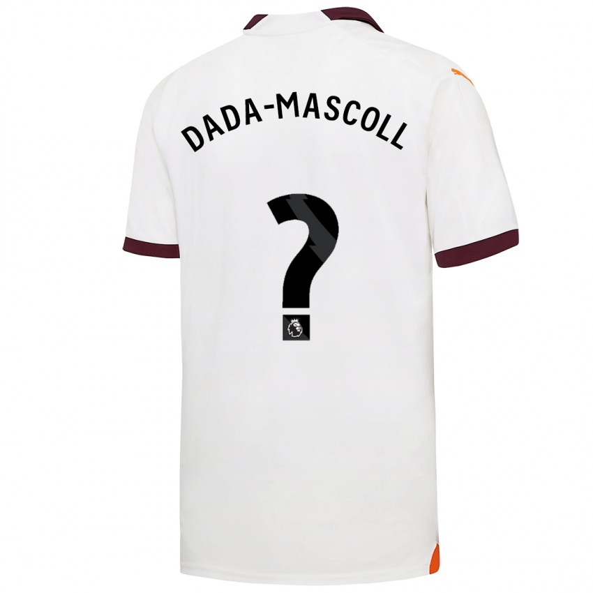 Hombre Camiseta Isaiah Dada-Mascoll #0 Blanco 2ª Equipación 2023/24 La Camisa México