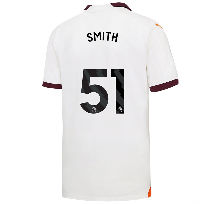 Hombre Camiseta Isaac Smith #51 Blanco 2ª Equipación 2023/24 La Camisa México