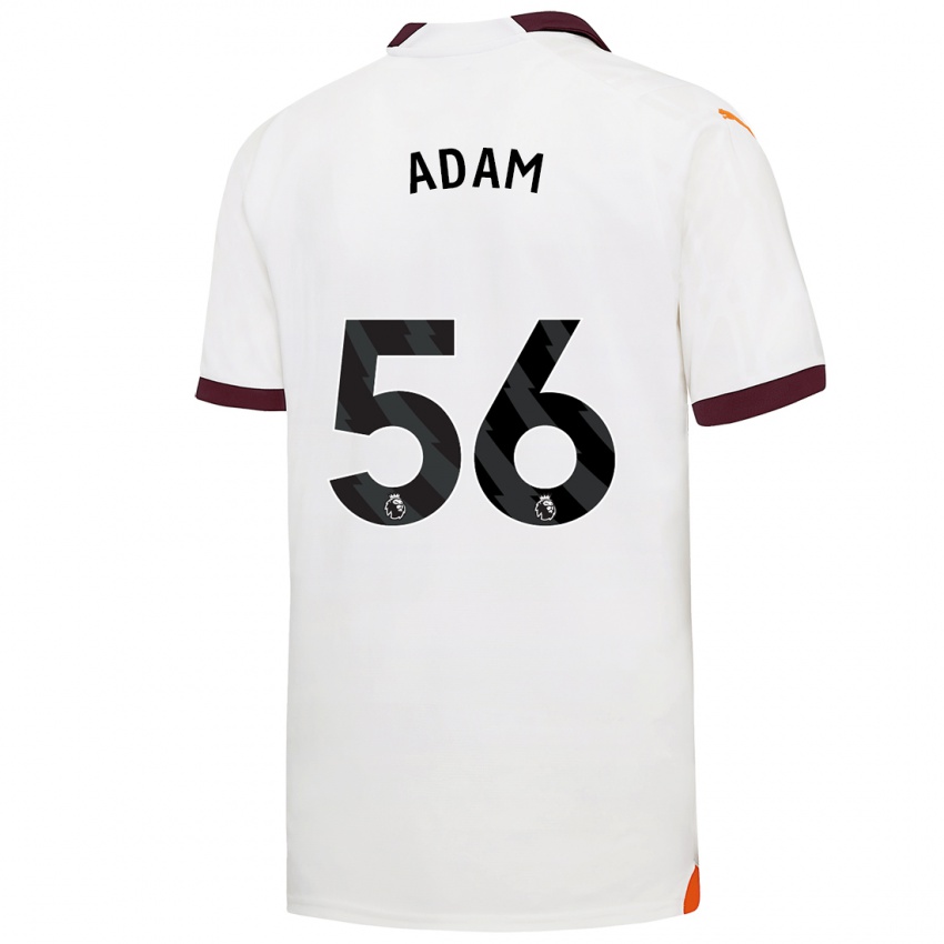 Hombre Camiseta Josh Adam #56 Blanco 2ª Equipación 2023/24 La Camisa México