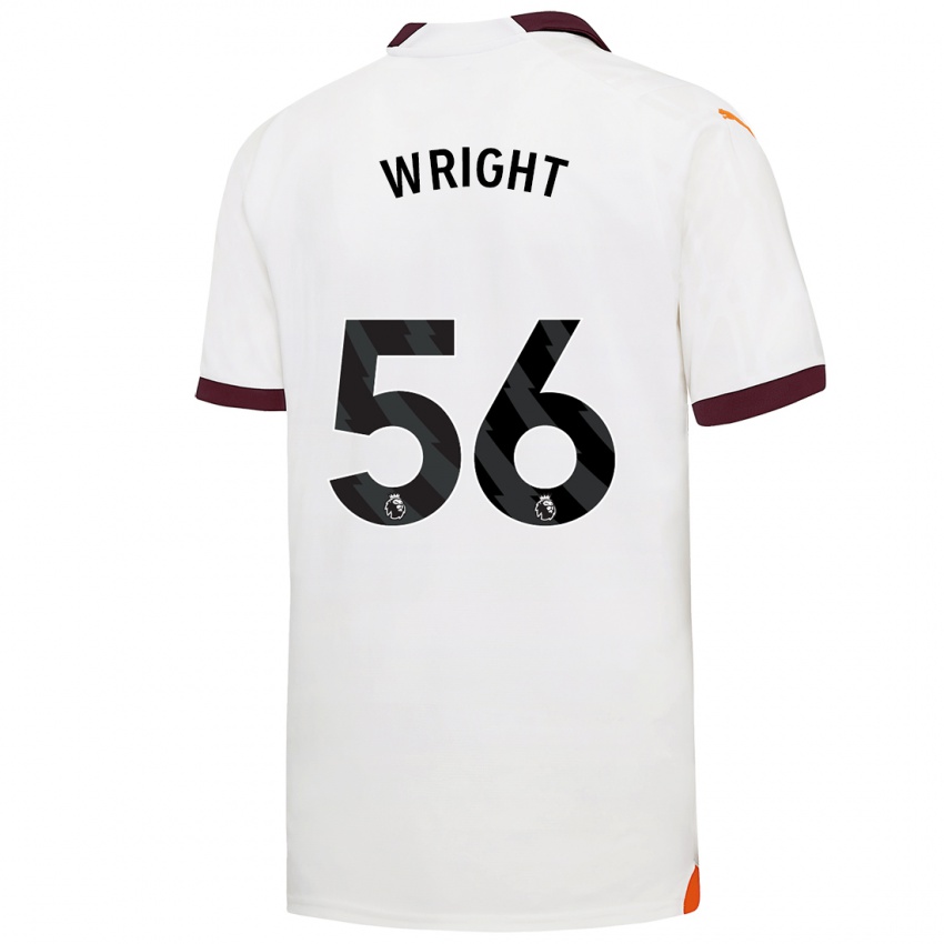 Hombre Camiseta Jacob Wright #56 Blanco 2ª Equipación 2023/24 La Camisa México