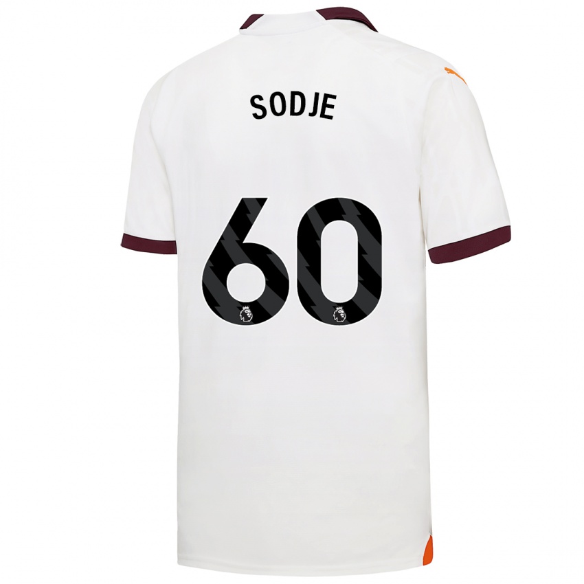 Hombre Camiseta Tai Sodje #60 Blanco 2ª Equipación 2023/24 La Camisa México