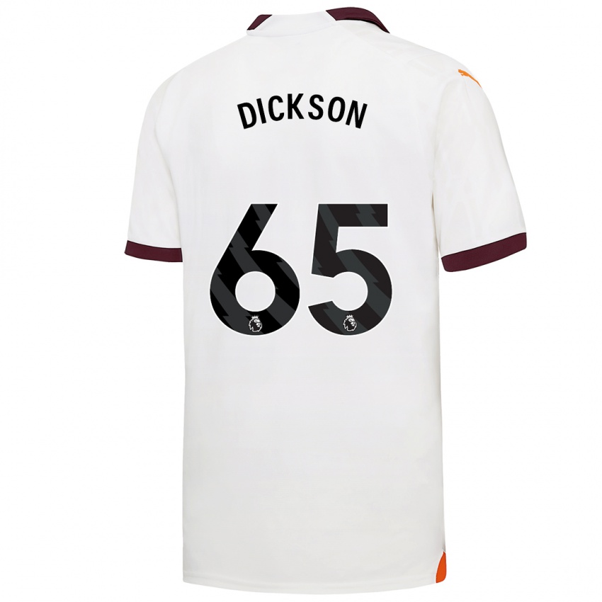 Hombre Camiseta Will Dickson #65 Blanco 2ª Equipación 2023/24 La Camisa México