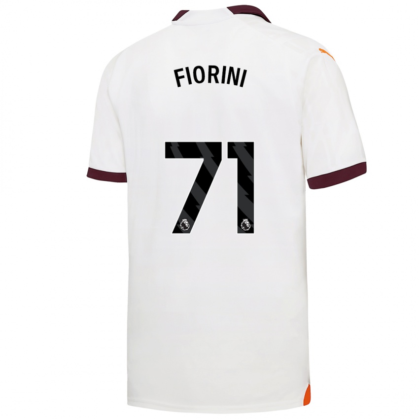 Hombre Camiseta Lewis Fiorini #71 Blanco 2ª Equipación 2023/24 La Camisa México