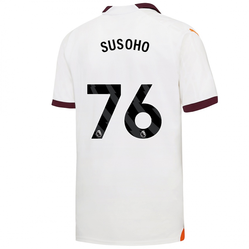 Hombre Camiseta Mahamadou Susoho #76 Blanco 2ª Equipación 2023/24 La Camisa México