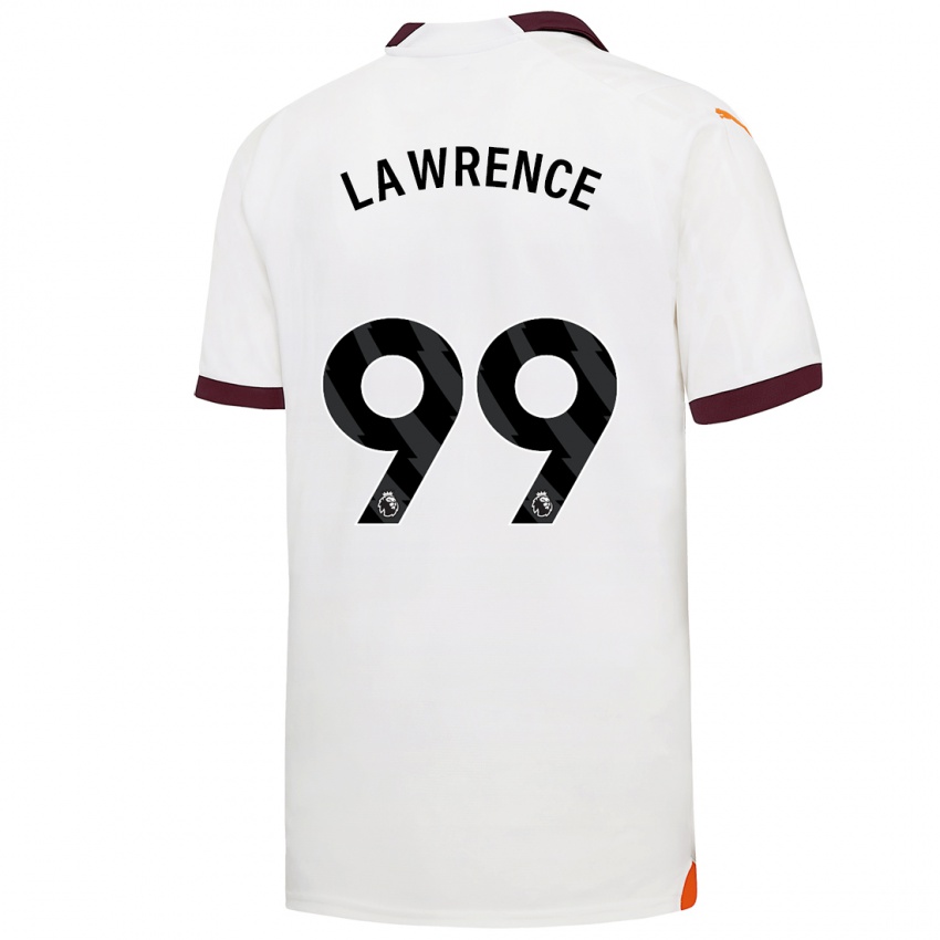 Hombre Camiseta Emilio Lawrence #99 Blanco 2ª Equipación 2023/24 La Camisa México