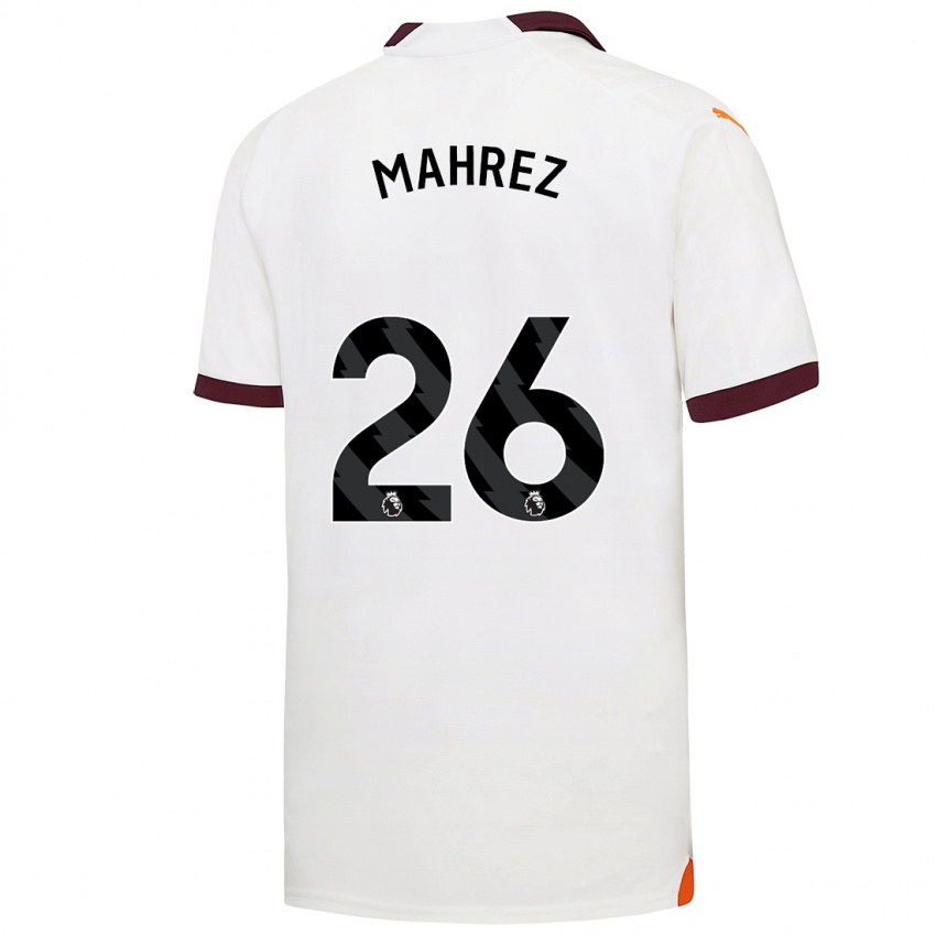 Hombre Camiseta Riyad Mahrez #26 Blanco 2ª Equipación 2023/24 La Camisa México