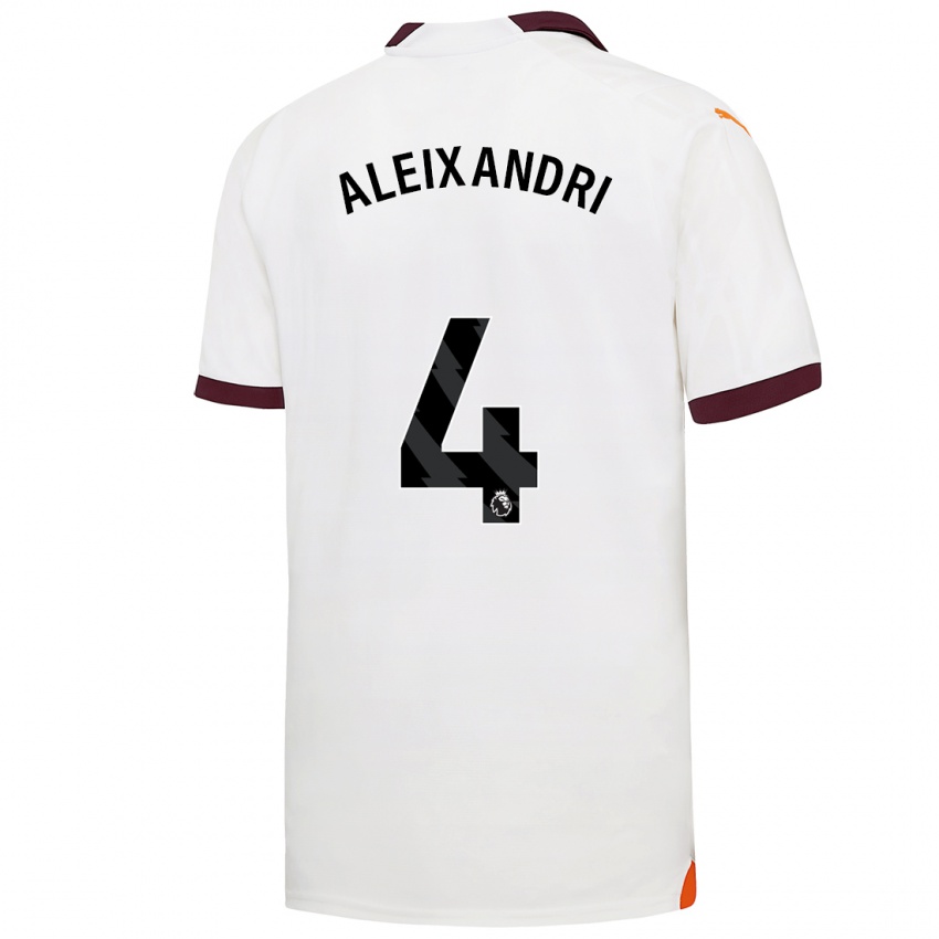 Hombre Camiseta Laia Aleixandri #4 Blanco 2ª Equipación 2023/24 La Camisa México