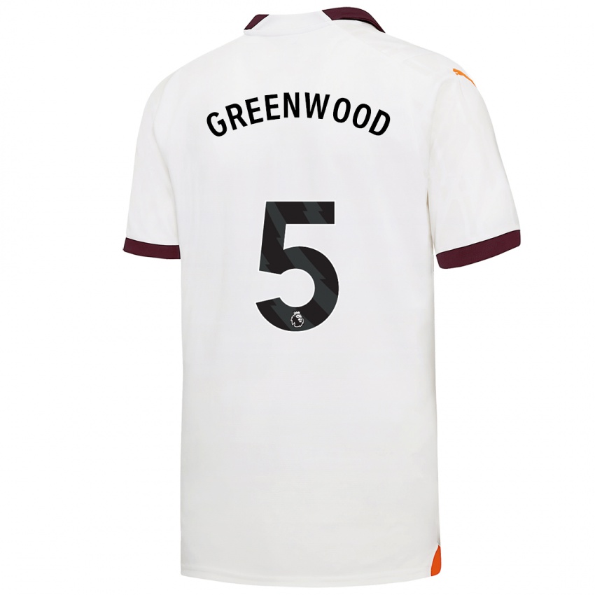 Hombre Camiseta Alex Greenwood #5 Blanco 2ª Equipación 2023/24 La Camisa México