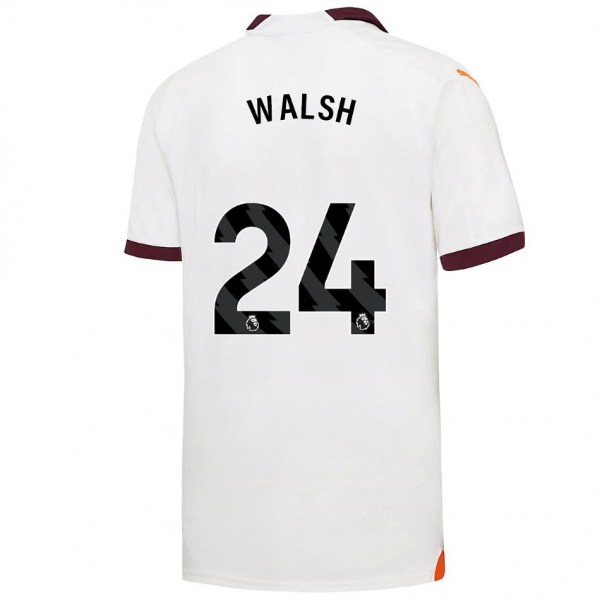 Hombre Camiseta Keira Walsh #24 Blanco 2ª Equipación 2023/24 La Camisa México