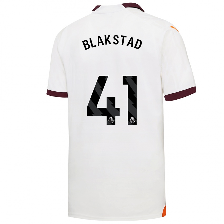 Hombre Camiseta Julie Blakstad #41 Blanco 2ª Equipación 2023/24 La Camisa México