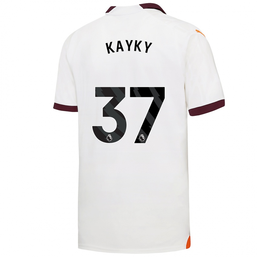 Hombre Camiseta Kayky #37 Blanco 2ª Equipación 2023/24 La Camisa México