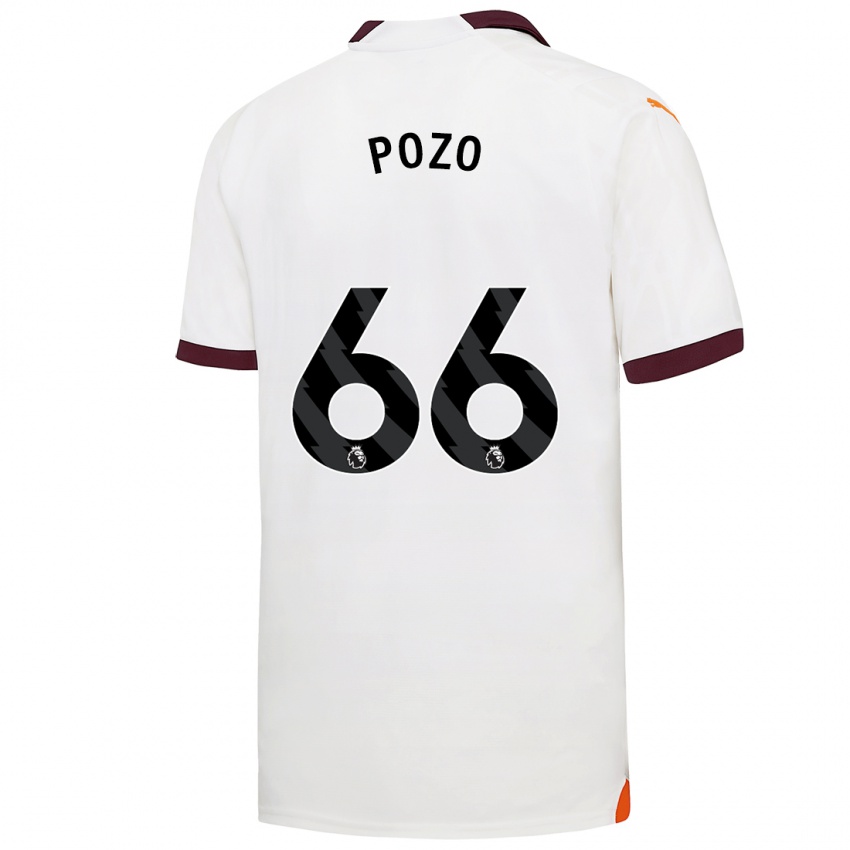 Hombre Camiseta Iker Pozo #66 Blanco 2ª Equipación 2023/24 La Camisa México