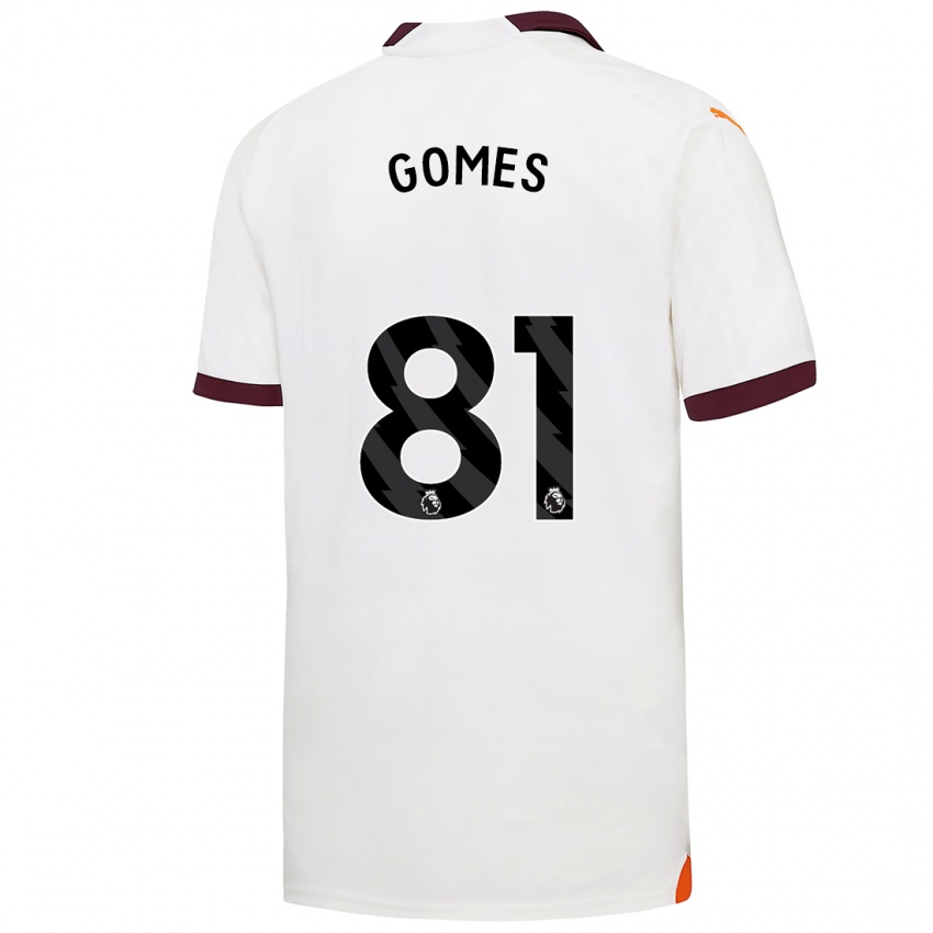 Hombre Camiseta Claudio Gomes #81 Blanco 2ª Equipación 2023/24 La Camisa México