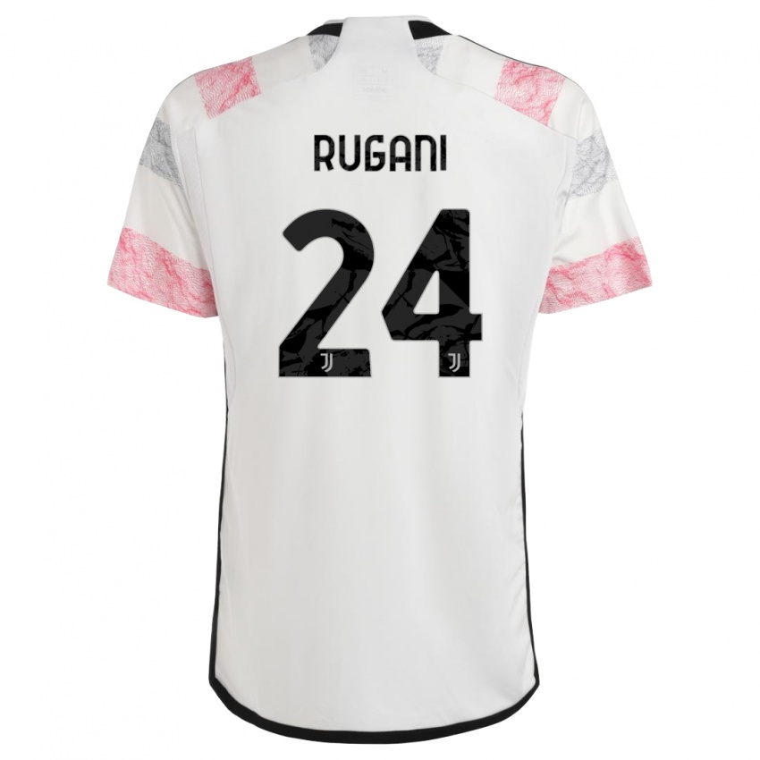 Hombre Camiseta Daniele Rugani #24 Blanco Rosa 2ª Equipación 2023/24 La Camisa México