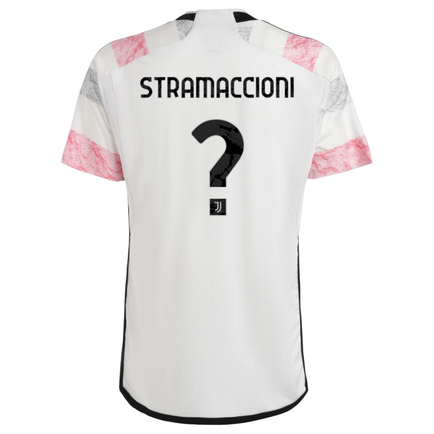 Hombre Camiseta Diego Stramaccioni #0 Blanco Rosa 2ª Equipación 2023/24 La Camisa México