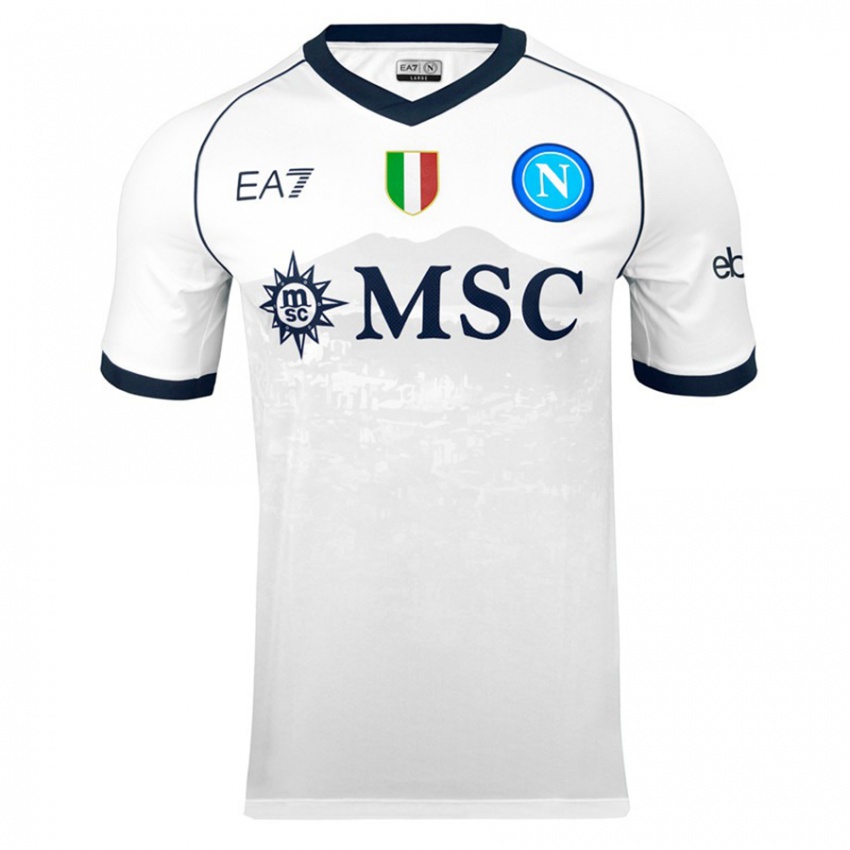 Hombre Camiseta Francesco Baietti #0 Blanco 2ª Equipación 2023/24 La Camisa México
