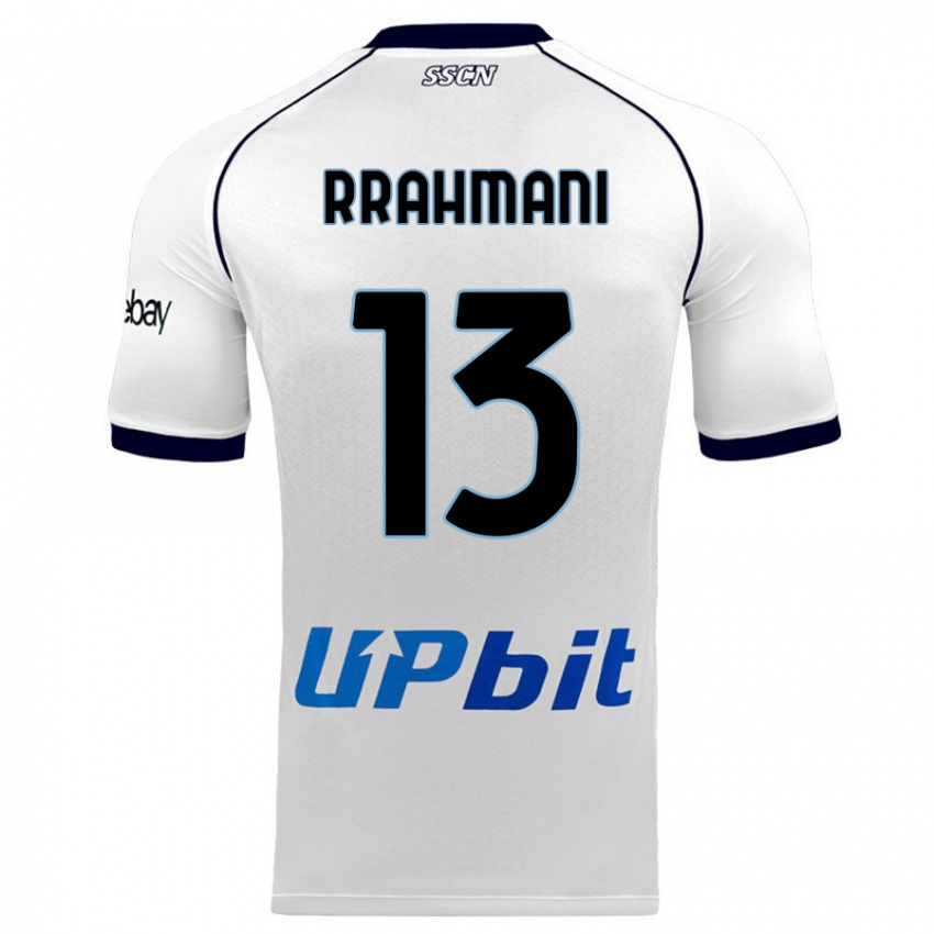 Hombre Camiseta Amir Rrahmani #13 Blanco 2ª Equipación 2023/24 La Camisa México