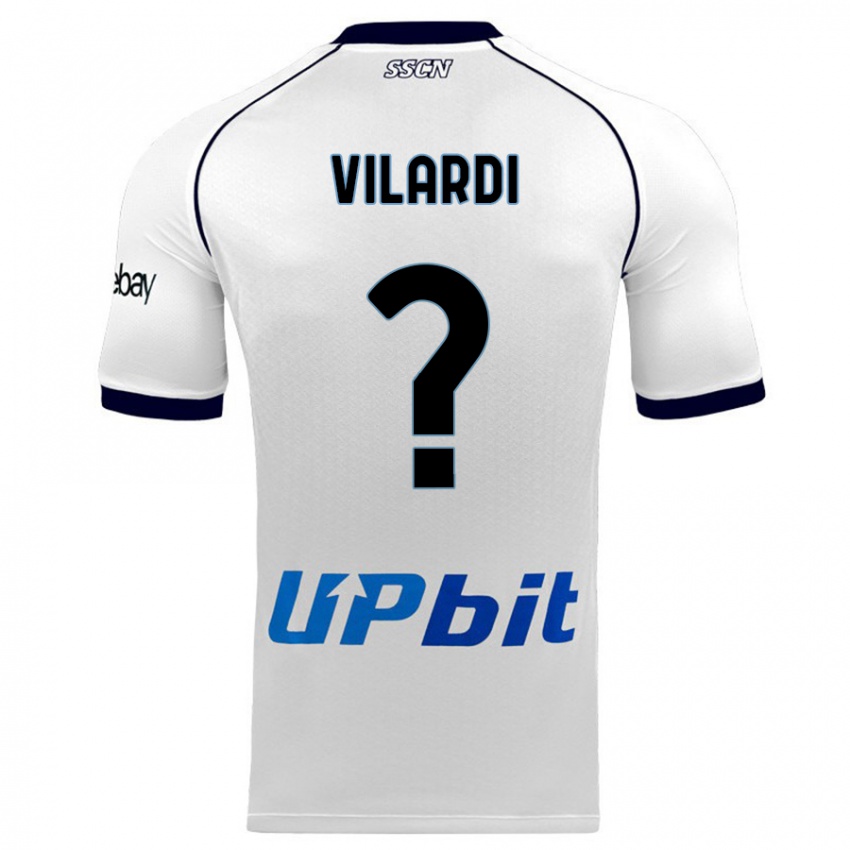 Hombre Camiseta Mario Vilardi #0 Blanco 2ª Equipación 2023/24 La Camisa México