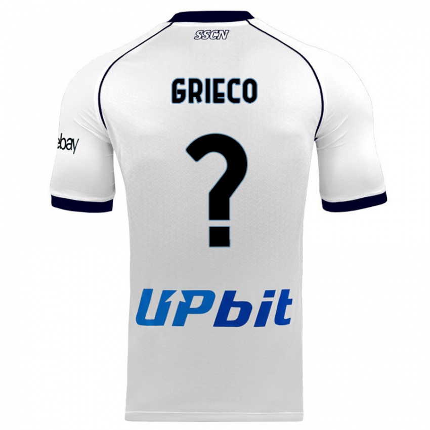Hombre Camiseta Alessandro Grieco #0 Blanco 2ª Equipación 2023/24 La Camisa México
