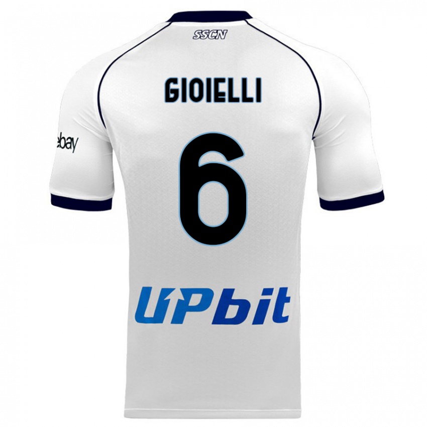 Hombre Camiseta Francesco Gioielli #6 Blanco 2ª Equipación 2023/24 La Camisa México