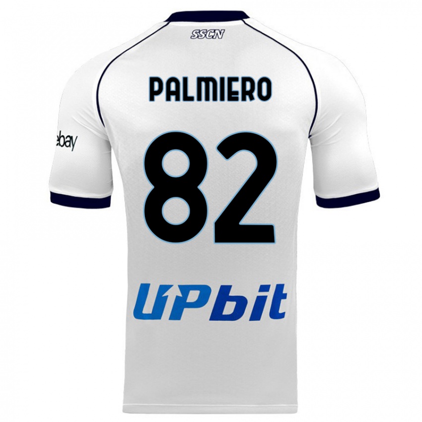 Hombre Camiseta Luca Palmiero #82 Blanco 2ª Equipación 2023/24 La Camisa México