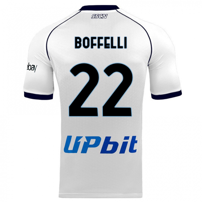 Hombre Camiseta Valerio Boffelli #22 Blanco 2ª Equipación 2023/24 La Camisa México
