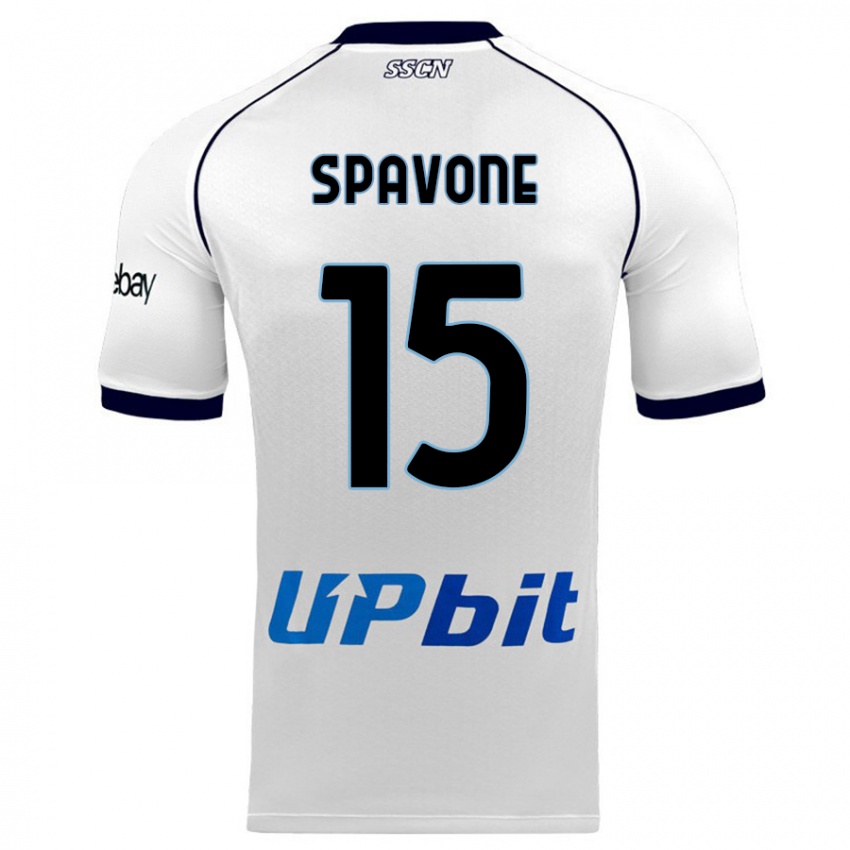 Hombre Camiseta Alessandro Spavone #15 Blanco 2ª Equipación 2023/24 La Camisa México