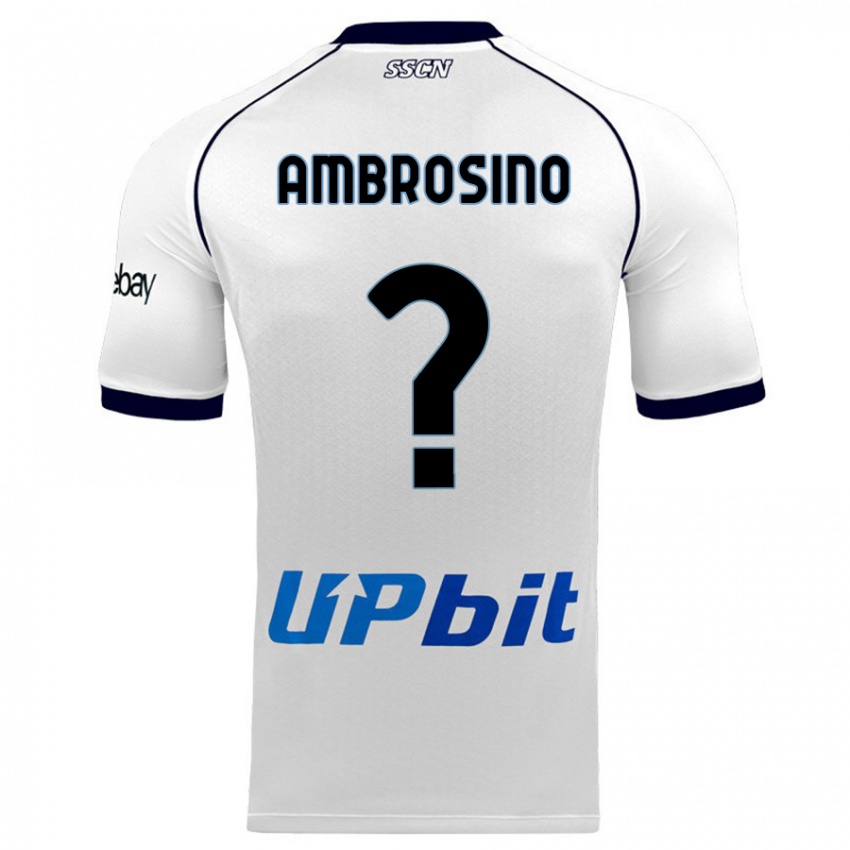 Hombre Camiseta Ambrosino #0 Blanco 2ª Equipación 2023/24 La Camisa México