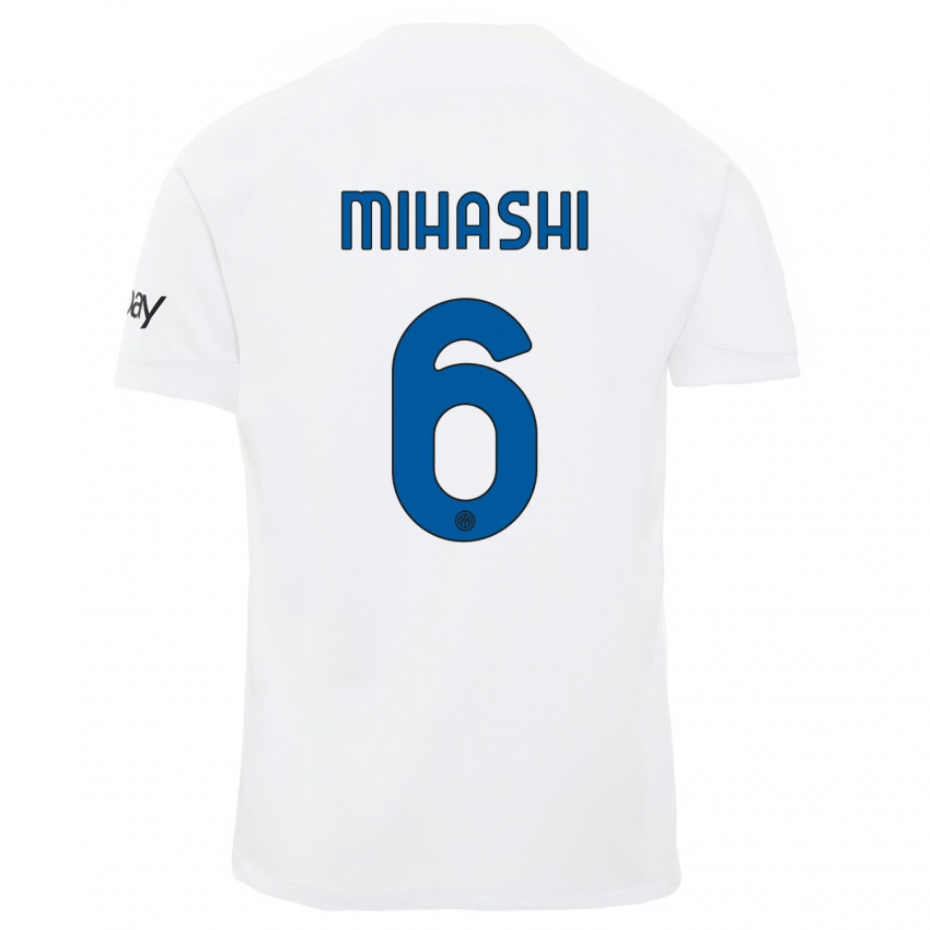 Hombre Camiseta Mana Mihashi #6 Blanco 2ª Equipación 2023/24 La Camisa México