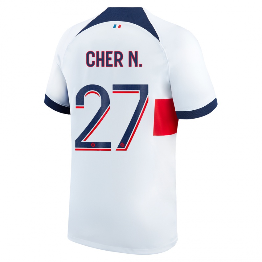 Hombre Camiseta Cher Ndour #27 Blanco 2ª Equipación 2023/24 La Camisa México