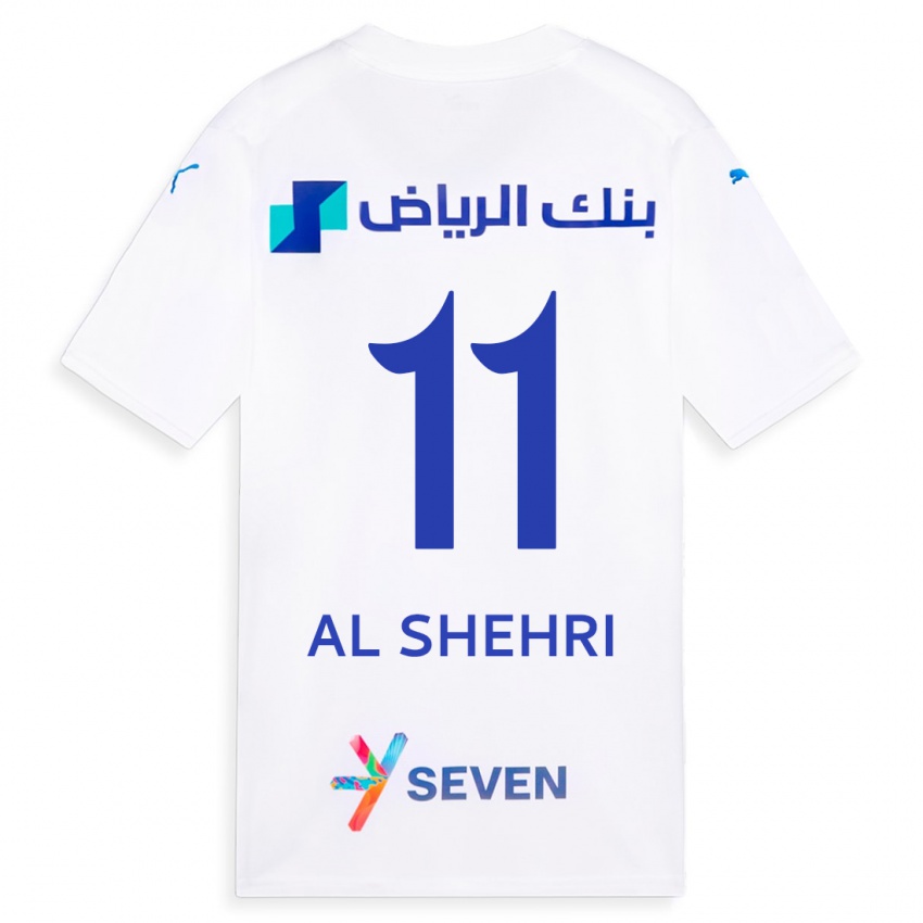 Hombre Camiseta Saleh Al-Shehri #11 Blanco 2ª Equipación 2023/24 La Camisa México