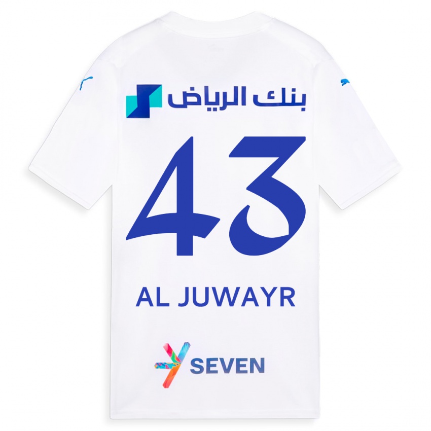 Hombre Camiseta Musab Al-Juwayr #43 Blanco 2ª Equipación 2023/24 La Camisa México