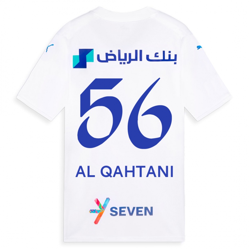 Hombre Camiseta Mohammed Al-Qahtani #56 Blanco 2ª Equipación 2023/24 La Camisa México