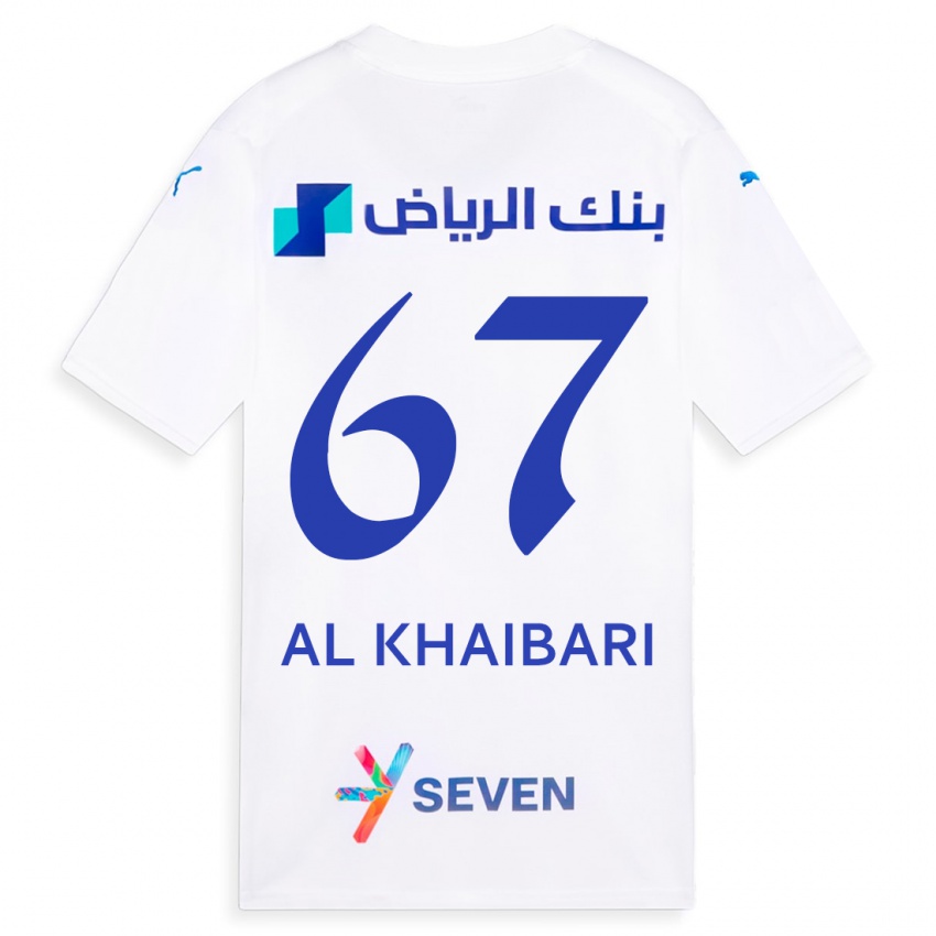 Hombre Camiseta Mohammed Al-Khaibari #67 Blanco 2ª Equipación 2023/24 La Camisa México