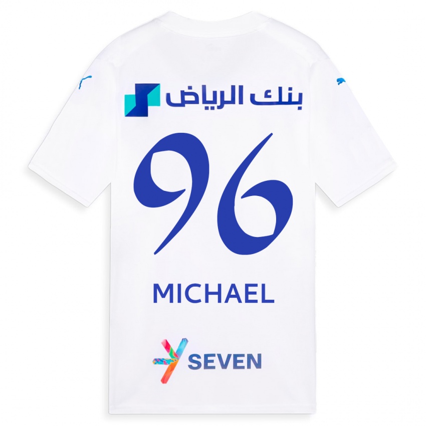 Hombre Camiseta Michael #96 Blanco 2ª Equipación 2023/24 La Camisa México