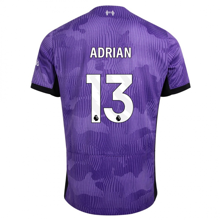 Hombre Camiseta Adrian #13 Púrpura Equipación Tercera 2023/24 La Camisa México