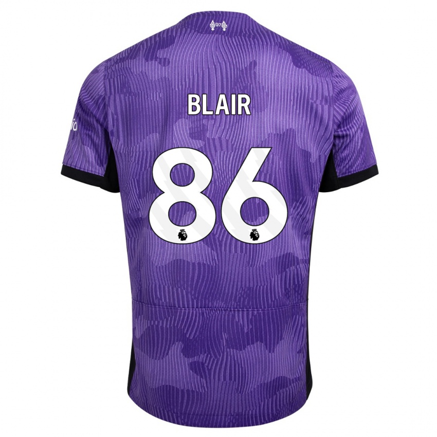 Hombre Camiseta Harvey Blair #86 Púrpura Equipación Tercera 2023/24 La Camisa México