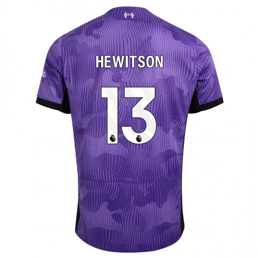 Hombre Camiseta Luke Hewitson #13 Púrpura Equipación Tercera 2023/24 La Camisa México