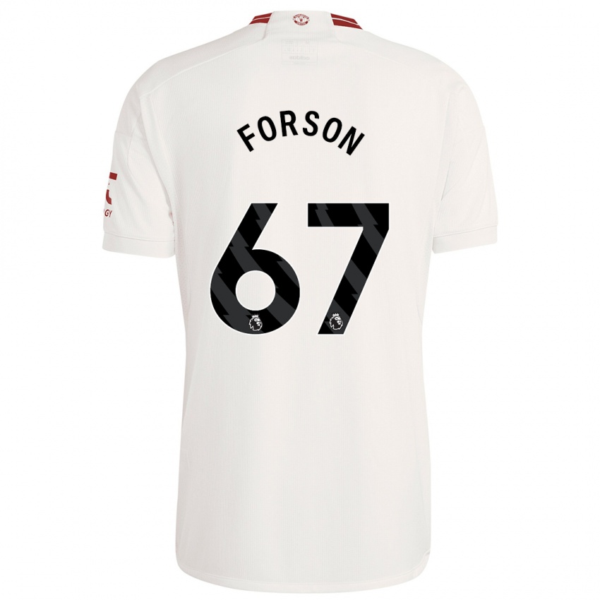 Hombre Camiseta Omari Forson #67 Blanco Equipación Tercera 2023/24 La Camisa México