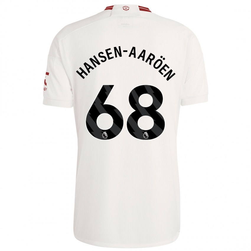 Hombre Camiseta Isak Hansen-Aaröen #68 Blanco Equipación Tercera 2023/24 La Camisa México