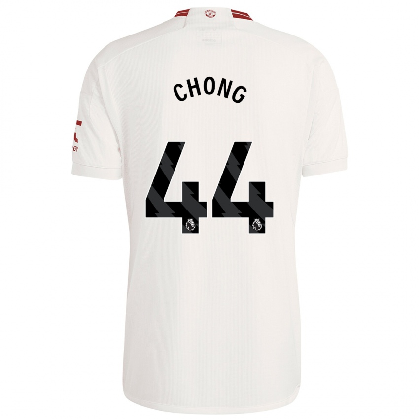 Hombre Camiseta Tahith Chong #44 Blanco Equipación Tercera 2023/24 La Camisa México