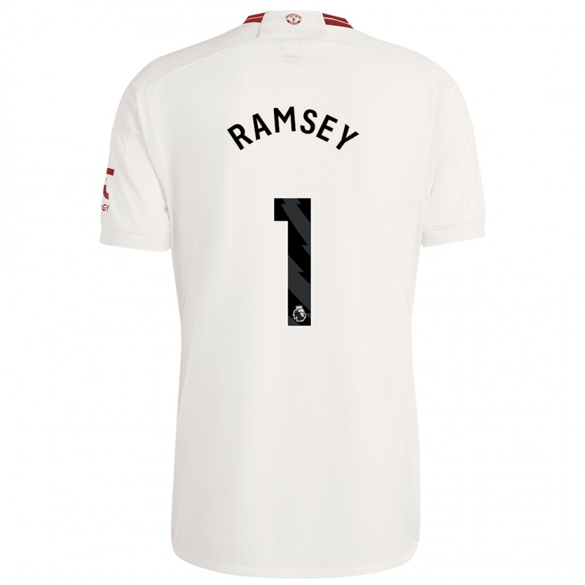 Hombre Camiseta Emily Ramsey #1 Blanco Equipación Tercera 2023/24 La Camisa México