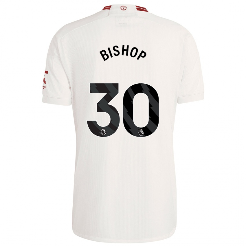 Hombre Camiseta Nathan Bishop #30 Blanco Equipación Tercera 2023/24 La Camisa México