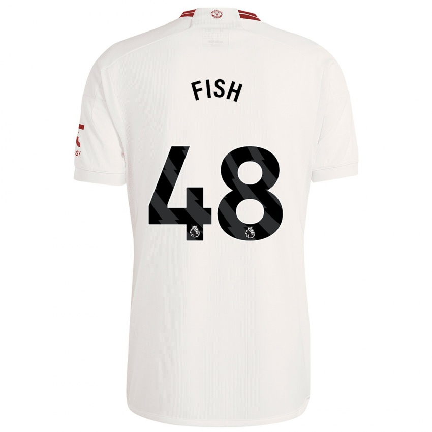 Hombre Camiseta Will Fish #48 Blanco Equipación Tercera 2023/24 La Camisa México