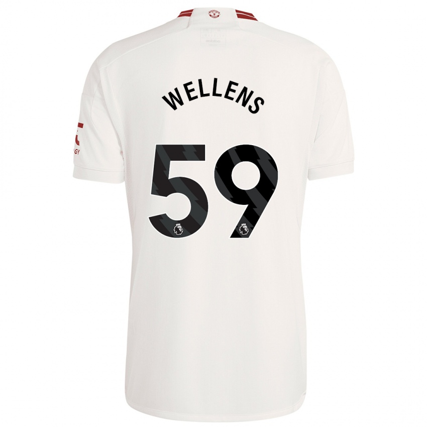 Hombre Camiseta Charlie Wellens #59 Blanco Equipación Tercera 2023/24 La Camisa México